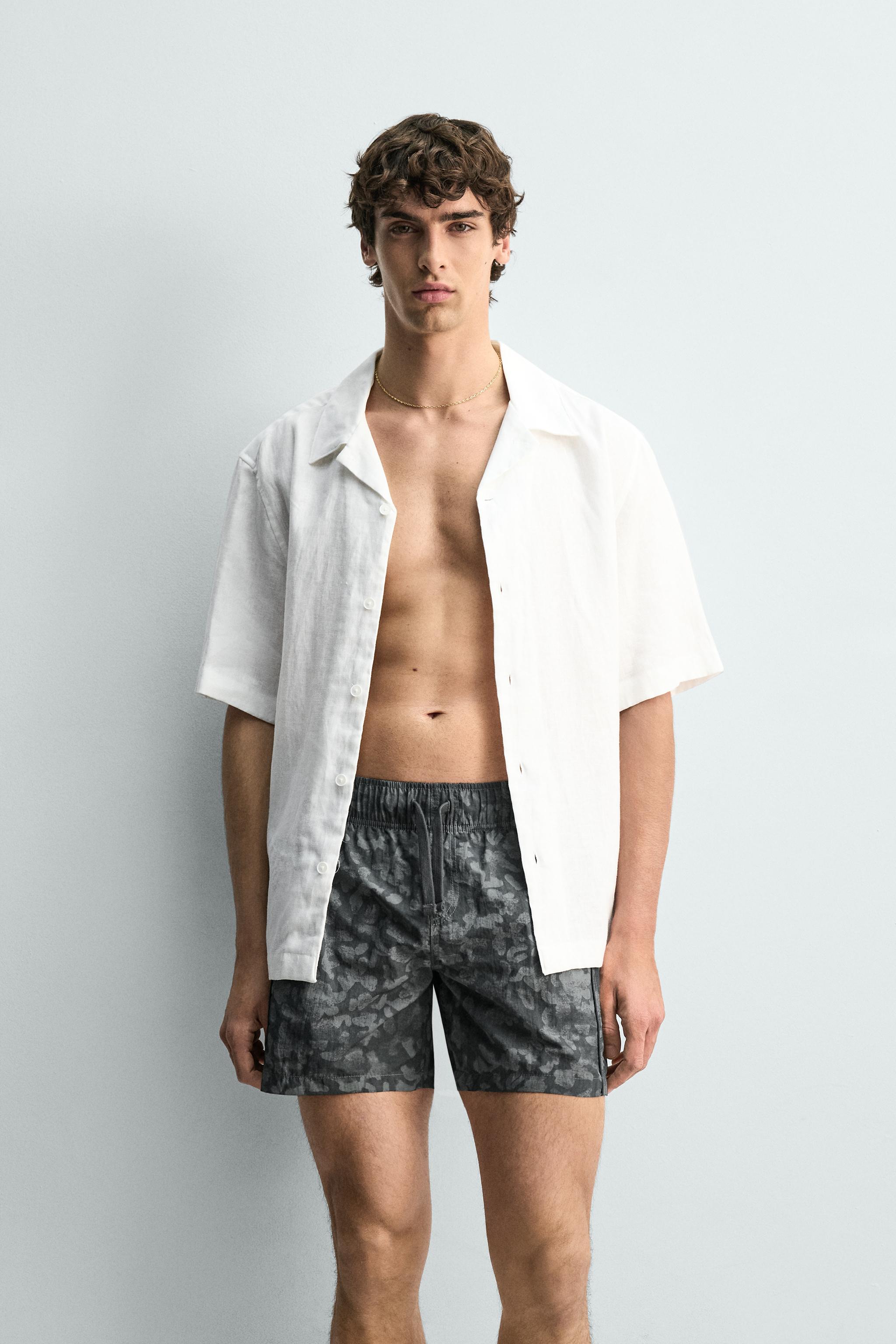 MAILLOT DE BAIN LONG IMPRIMÉ